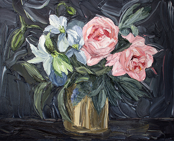 Orchids and Peonies by Jodie Wells | Lethbridge Gallery